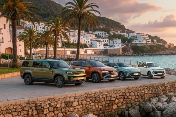 Imagine cu mai multe modele Hyundai